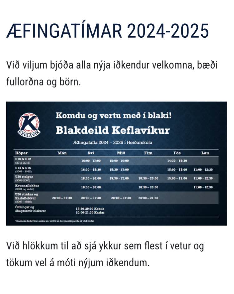 Blakdeild Keflavíkur !